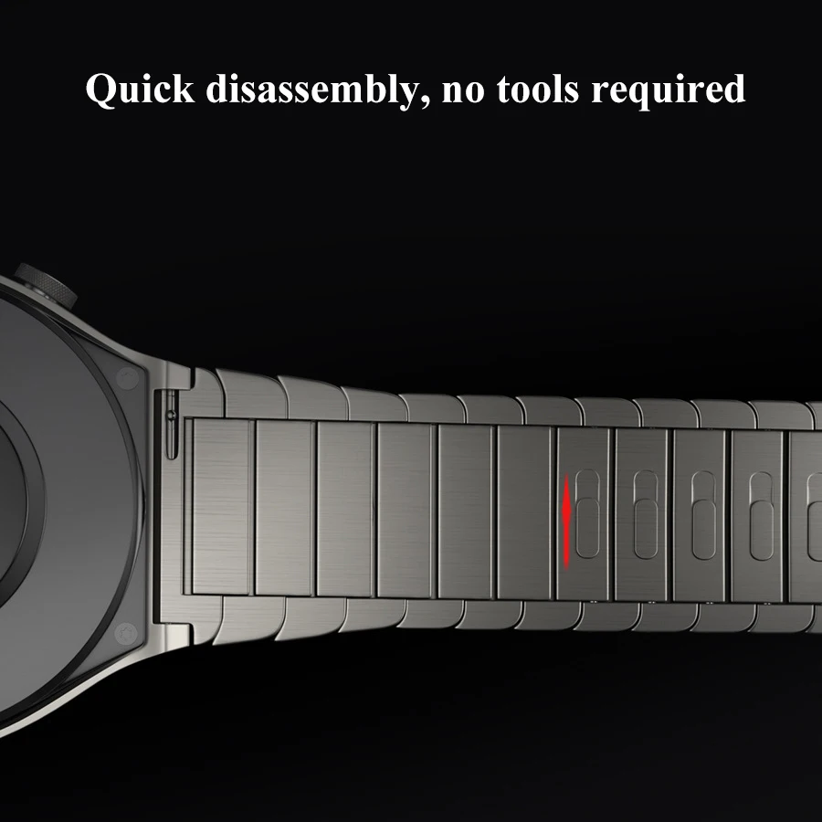 Luxury Stainless Steel Watch Band 22mm for Huawei GT2 GT3 Pro 46mm Sport Bracelet for Samsung Gear S3 Watch 3 Metal Wrist Strap