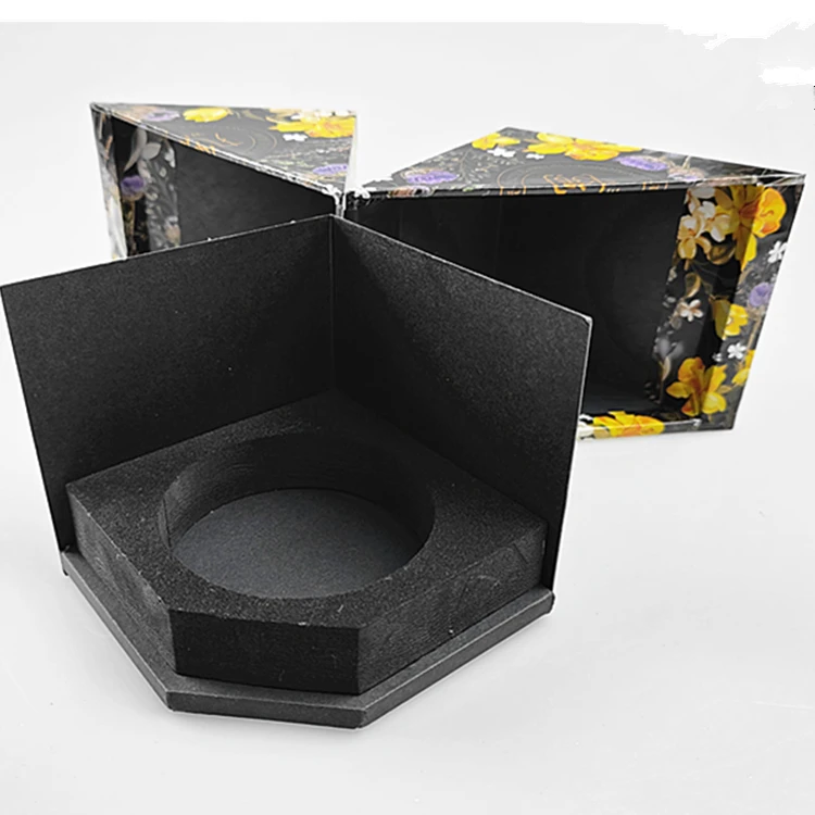 Luxury Multicolored Uv Glaze Custom Printed Double Door Cosmetic Perfume Gift Box With EVA Interior