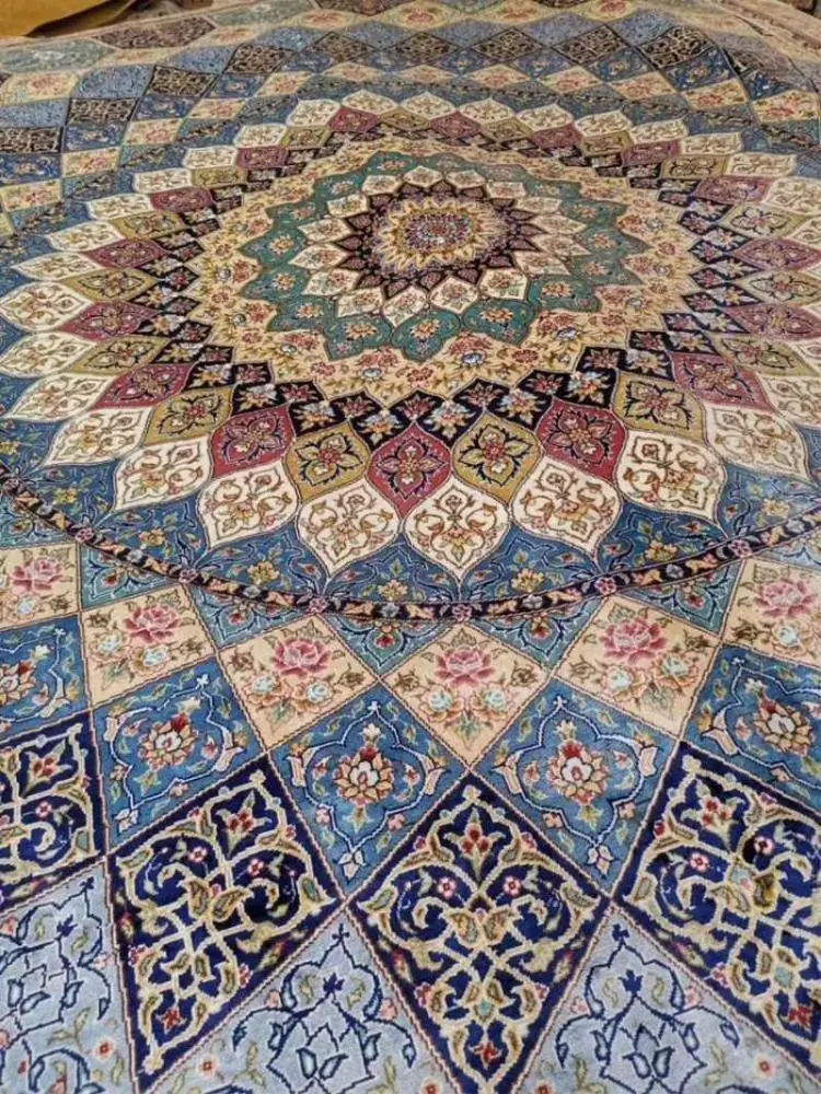 
Chinese manufacturer black and red silk handmade persian carpet rug for sale 