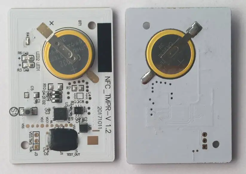 Cold Chain Storage NFC Temperature Humidity Data Logger Mini Reusable Temperature Sensor for Container