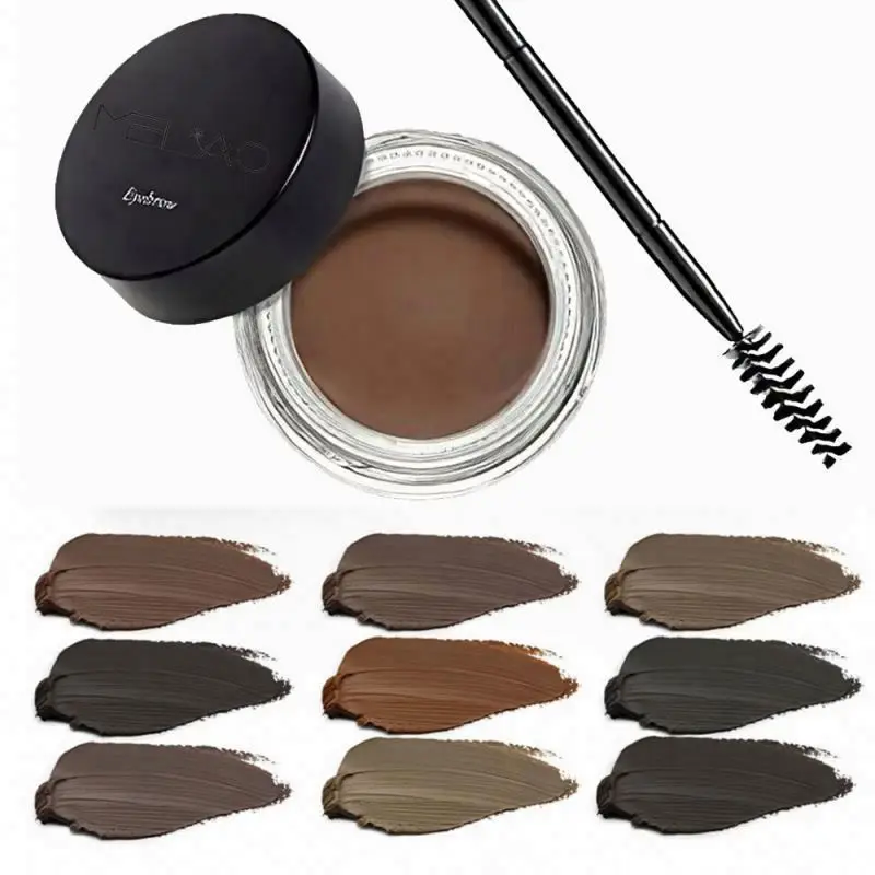 Professional Cream Eyebrow Color Filling Shaping Eyebrows Waterproof Volumizing Easy Brow Shape Soft Brown Pomade