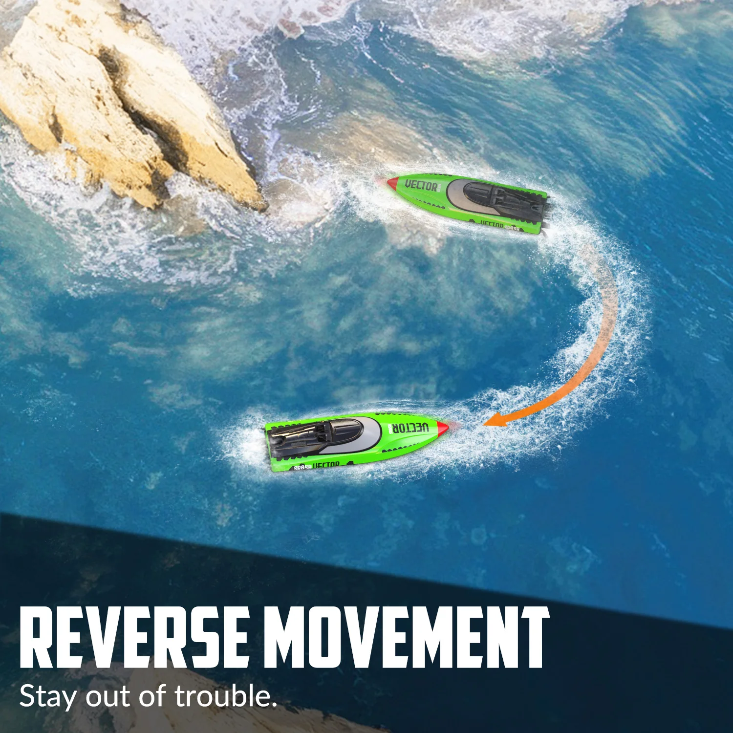 Volantex Manufacturer Wholesale Fast ABS RTR 2.4GHz Waterproof RC Boat Ideal Toy Gift for Kids, Wholesale Offer