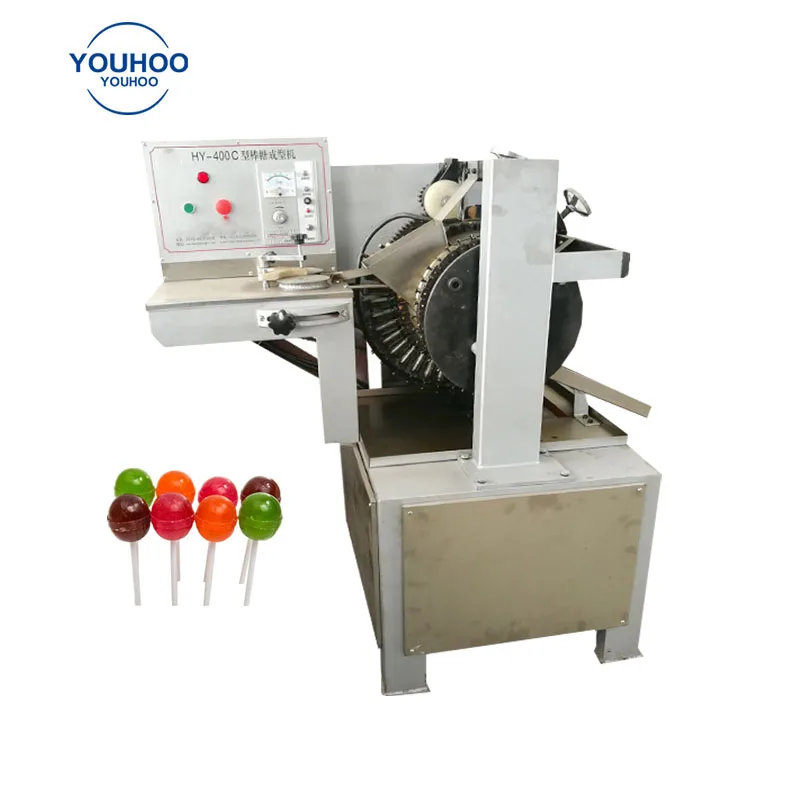Fully automatic lollipop stick making forming shaping cutting machine for candy sugar sweets