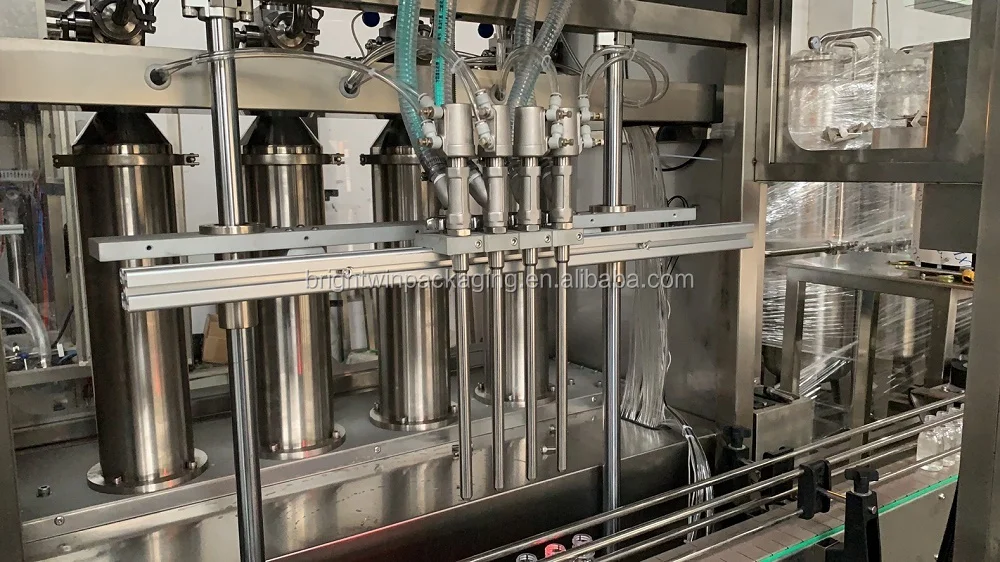 Automatic seafood soy sauce filling capping machine
