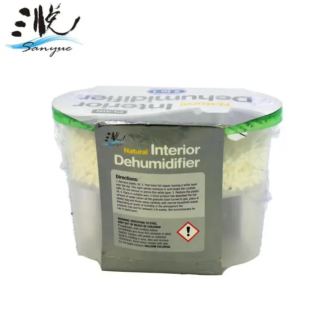 500ml calcium chloride dehumidifier box air freshener desiccant for sale moisture absorber box