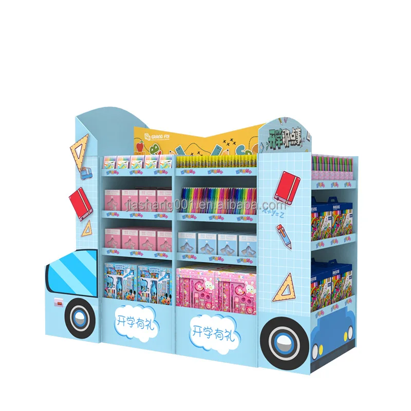 Custom Supermarket Retail Display Counter Cardboard Counter Top Display Box Toy Cardboard Display Box