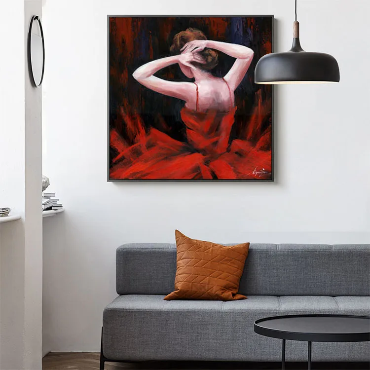 Современный домашний декор абстрактная обнаженная живопись Обнаженная красивая китайская девушка обнаженные Масляные картины по номерам