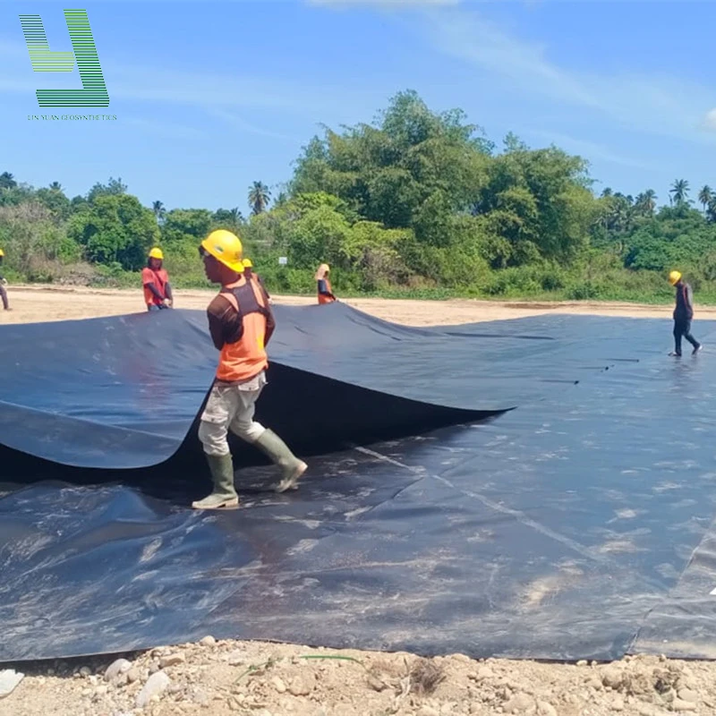 Waterproof High Density Polyethylene Liner Geomembrane Hdpe Pond Liner for Shrimp Farm Hdpe Geomembrane Sheet