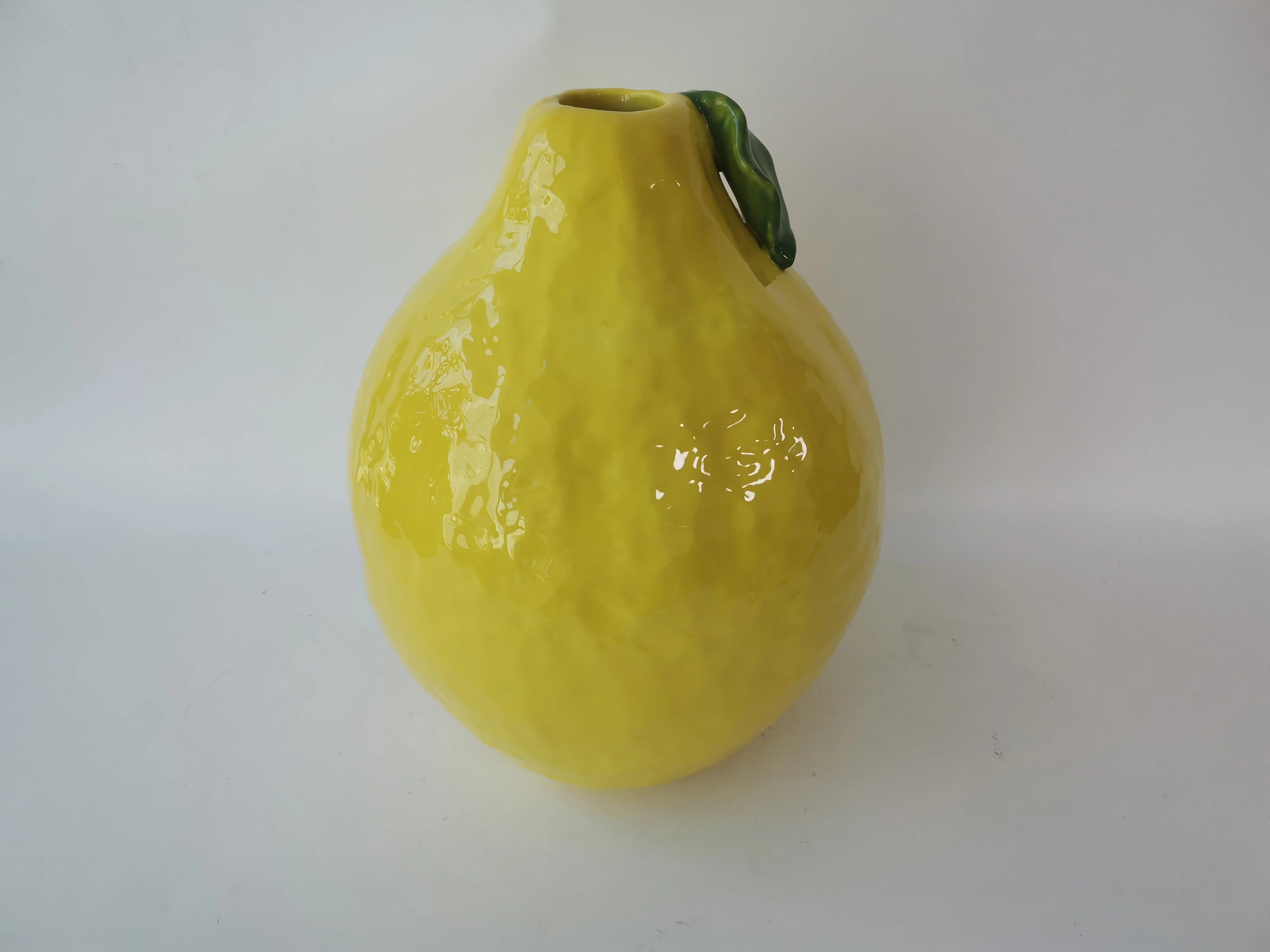 Ceramic Fruit Lemon Strawberry Vase