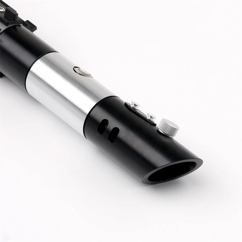 TXQ saber E18 Дуэльные металлические рукоятки плавные качели световой меч сила 12 цветов 10 звуковых шрифтов бластер блокирующий свет лазерный игрушка
