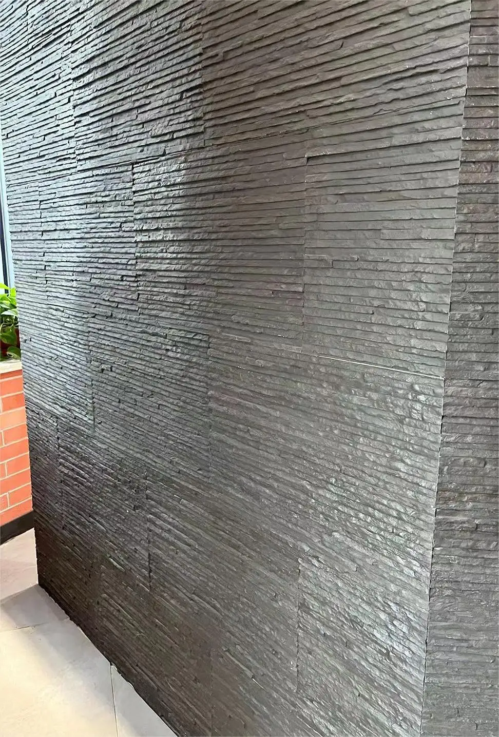 Exterior Lightweight Wall Panels Slim Slate Flexible Paper Thin Stone Veneer Tile flexible tile for outdoor
