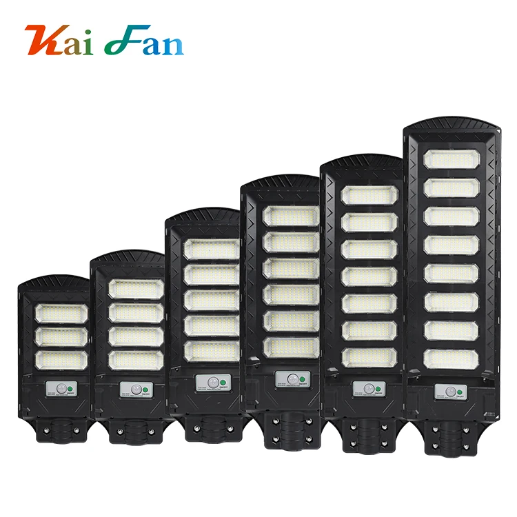 KAIFAN Factory Price PVC Motion Sensor 90 120 150 180 210 240 Watt Outdoor All In One Led Solar Street Light