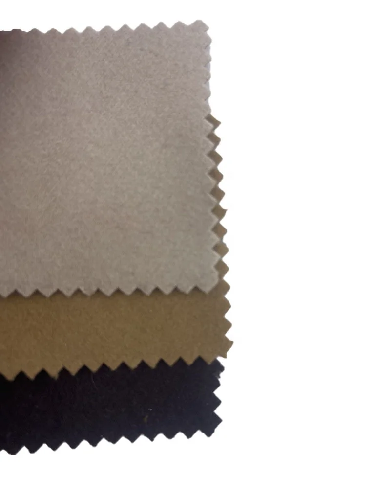 Поставщик 100% Полиэстеровые двухсторонние простые плюшевые ткани для одежды ZZH24002