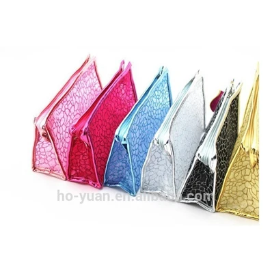 Toiletry Travel Zipper Plastic PVC Clear Transparent Case Cosmetic Make Up Bag custom handbag