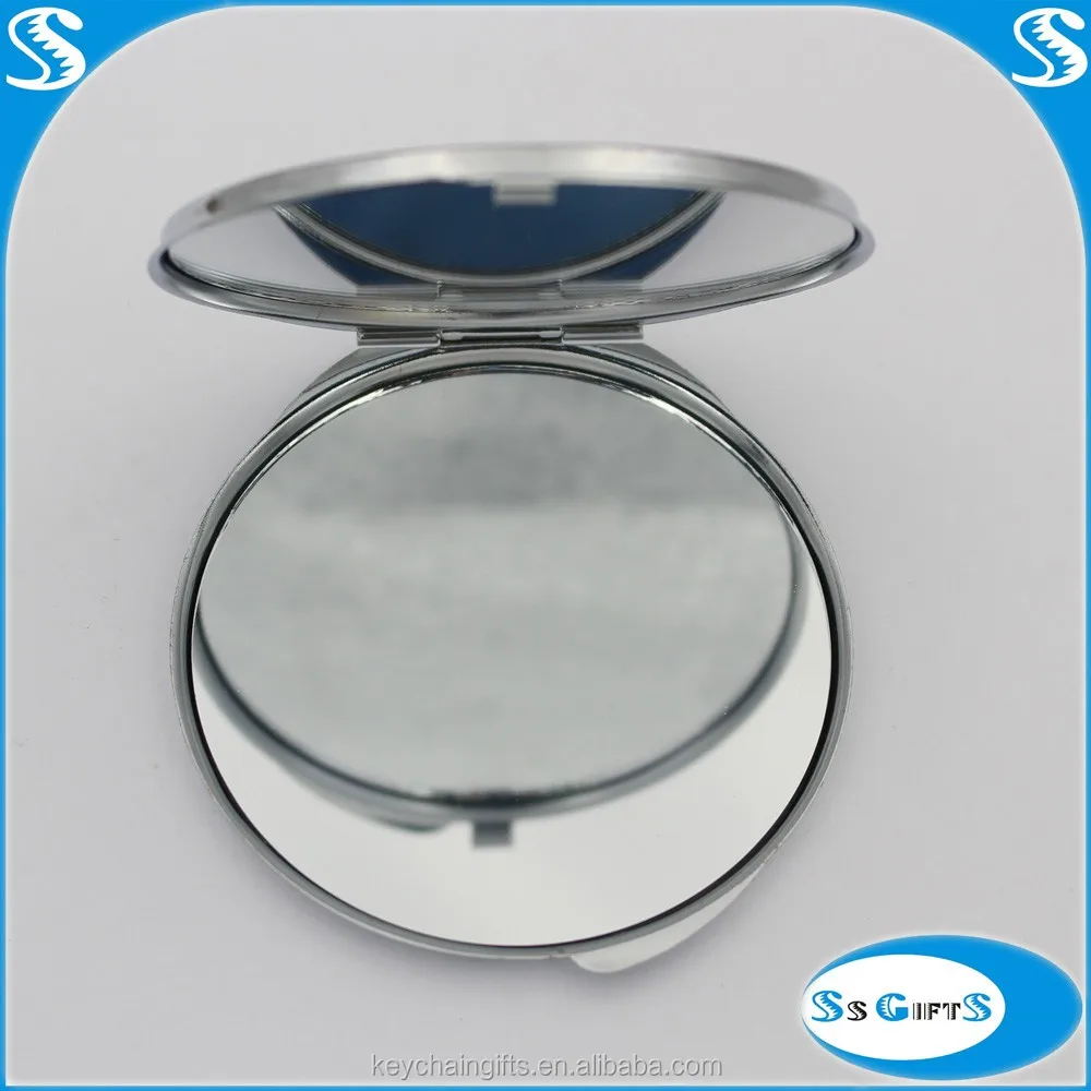 Antique Brass Compact Mirror Metal Luxury Pocket Mirror