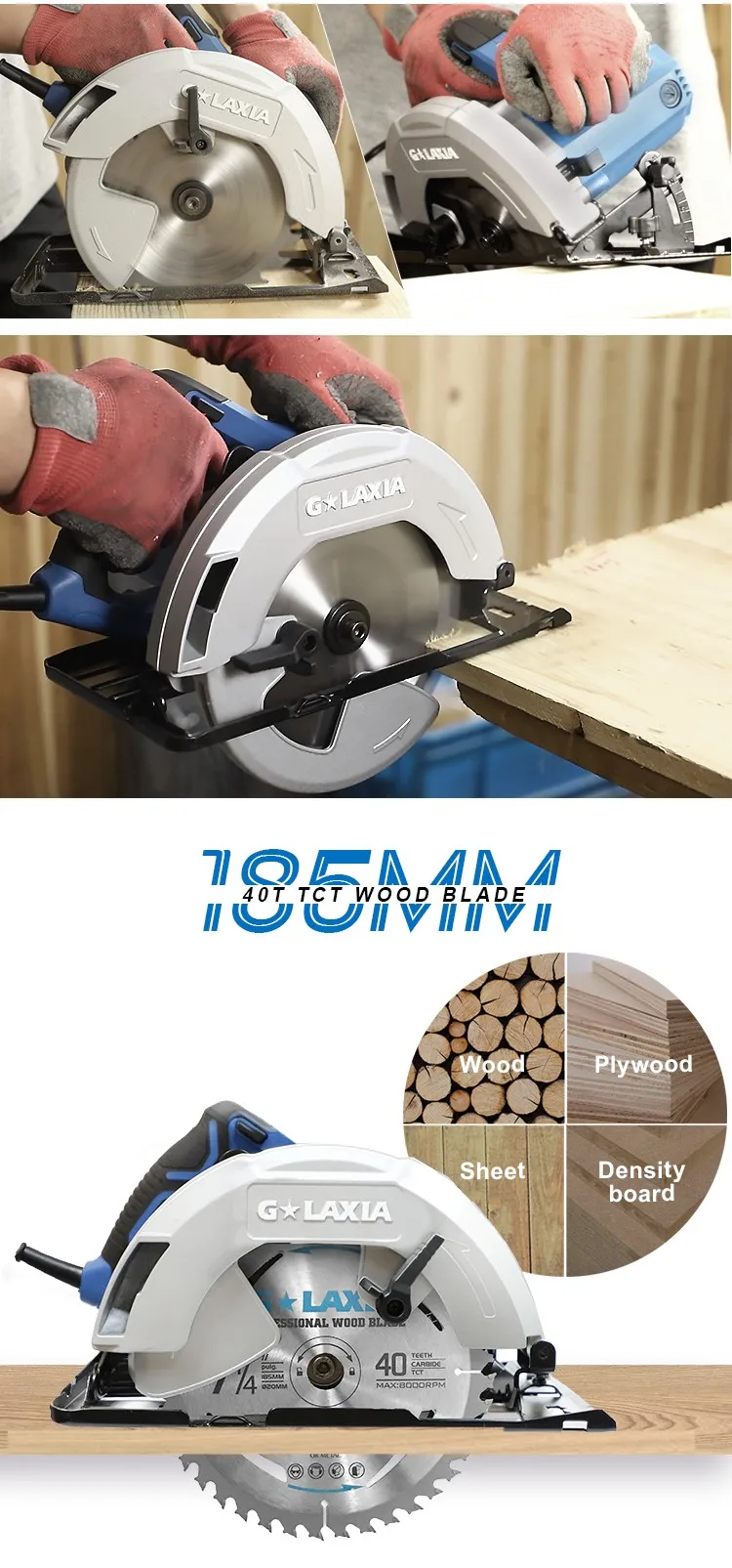 7-1/4 In. Corded Circular Saw with Enhanced Performance