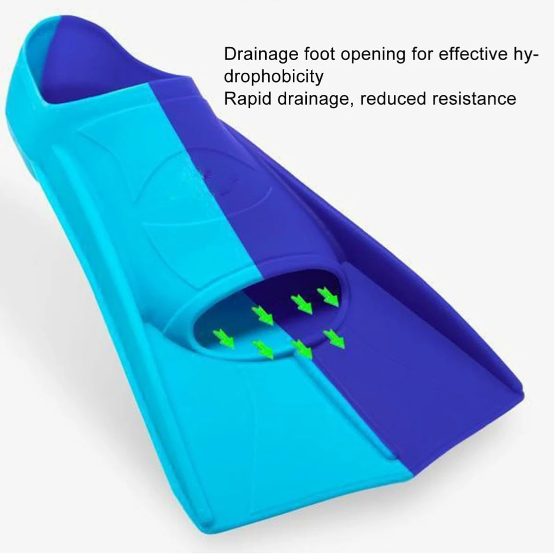 XXS Kids Swim Fins Short Youth Flippers Swimming Training Fins for Lap Swimming Pool Snorkeling for Children Beginner