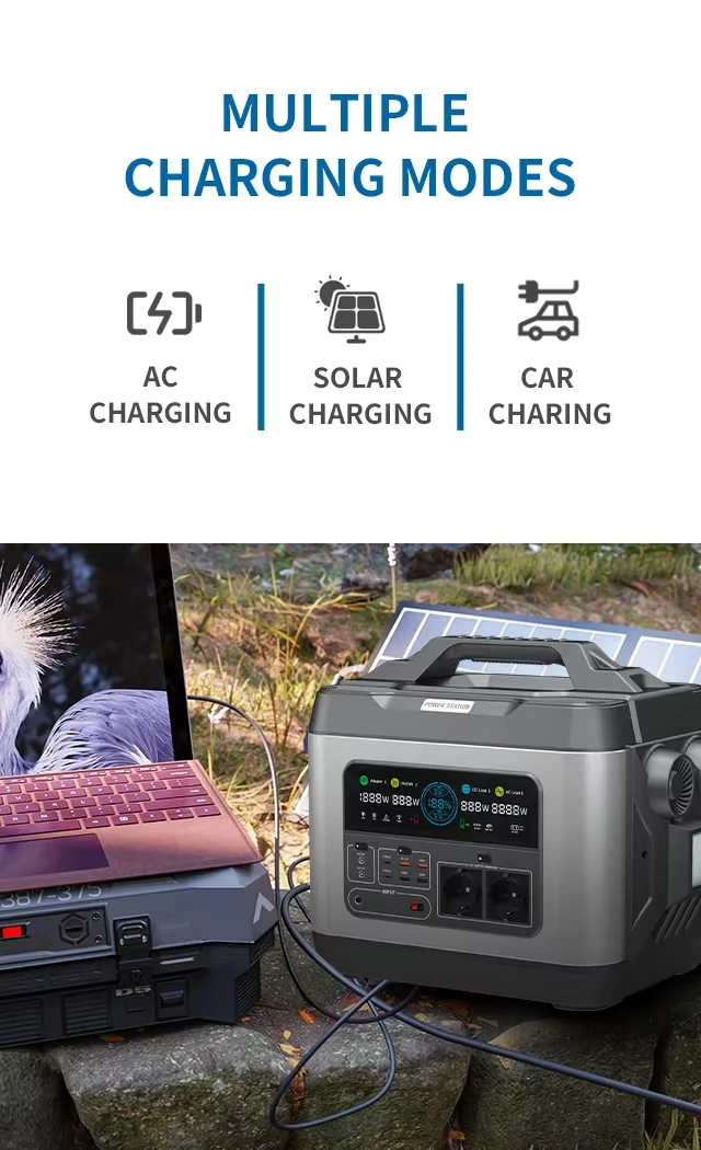 Hot Sales Portable Power Station 3000W Ups Fast Recharging Lifepo4 Lithium Ion Battery