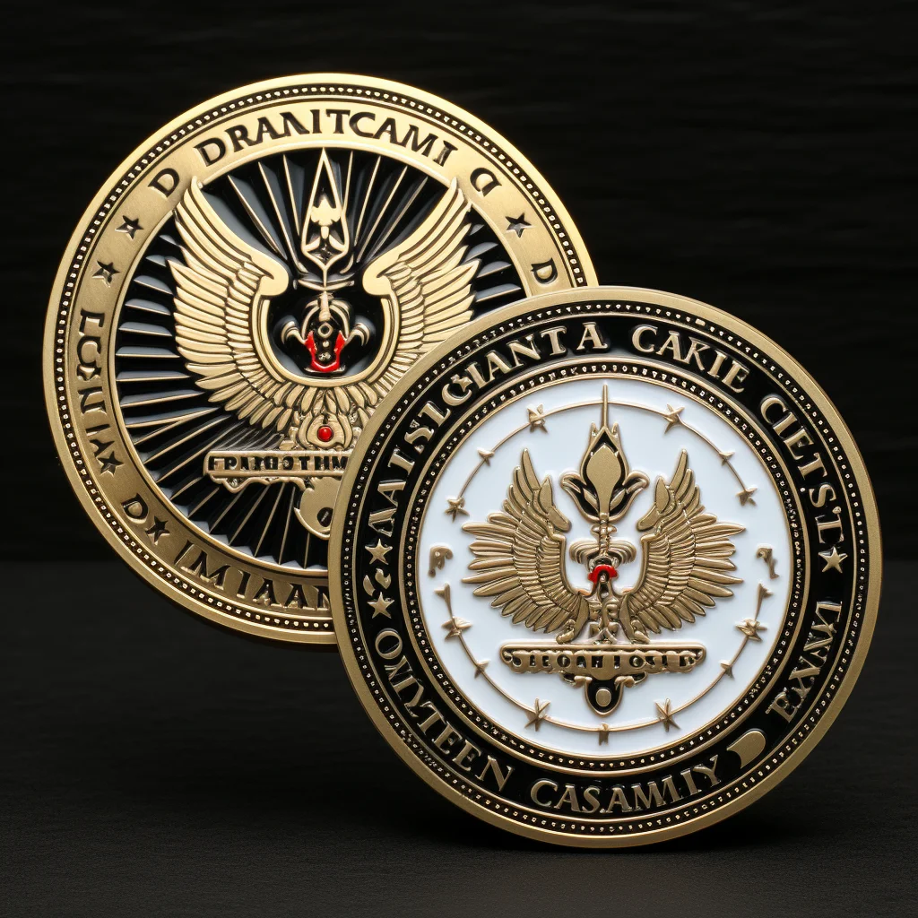 Новый дизайн 20 лет Заводские металлические монеты на заказ 3D-штамповка двухцветная металлическая монета из цинкового сплава производитель монет
