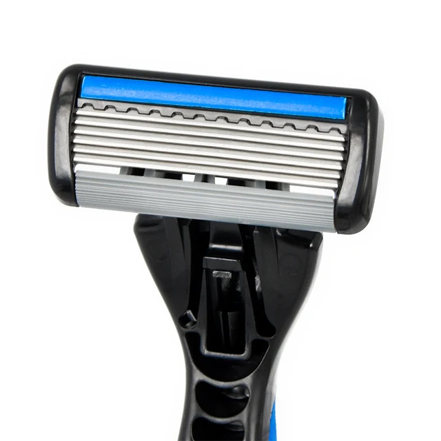 HW-B604DR  New design six 6 blade high quality shaving razor for men