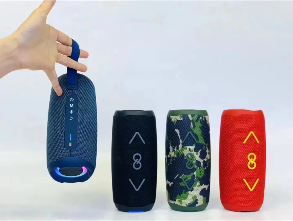 New S450 Wireless Bluetooth Speaker Outdoor Handsfree Call Portable Audio Fabric Handheld TWS Colorful Light speaker