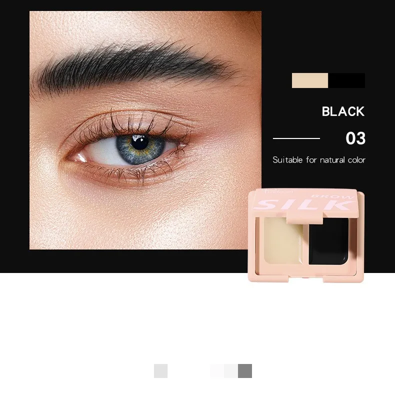 
3 Colors Wild Eyebrow Soap Long Lasting Waterproof Eyelash Eyebrow Soap 
