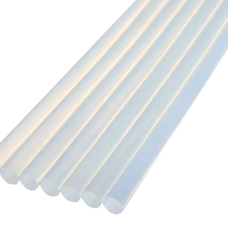 High Viscosity Transparent Hot Melt Glue Stick 11mm Smooth Manual Strip for Packing Wholesale No Wire