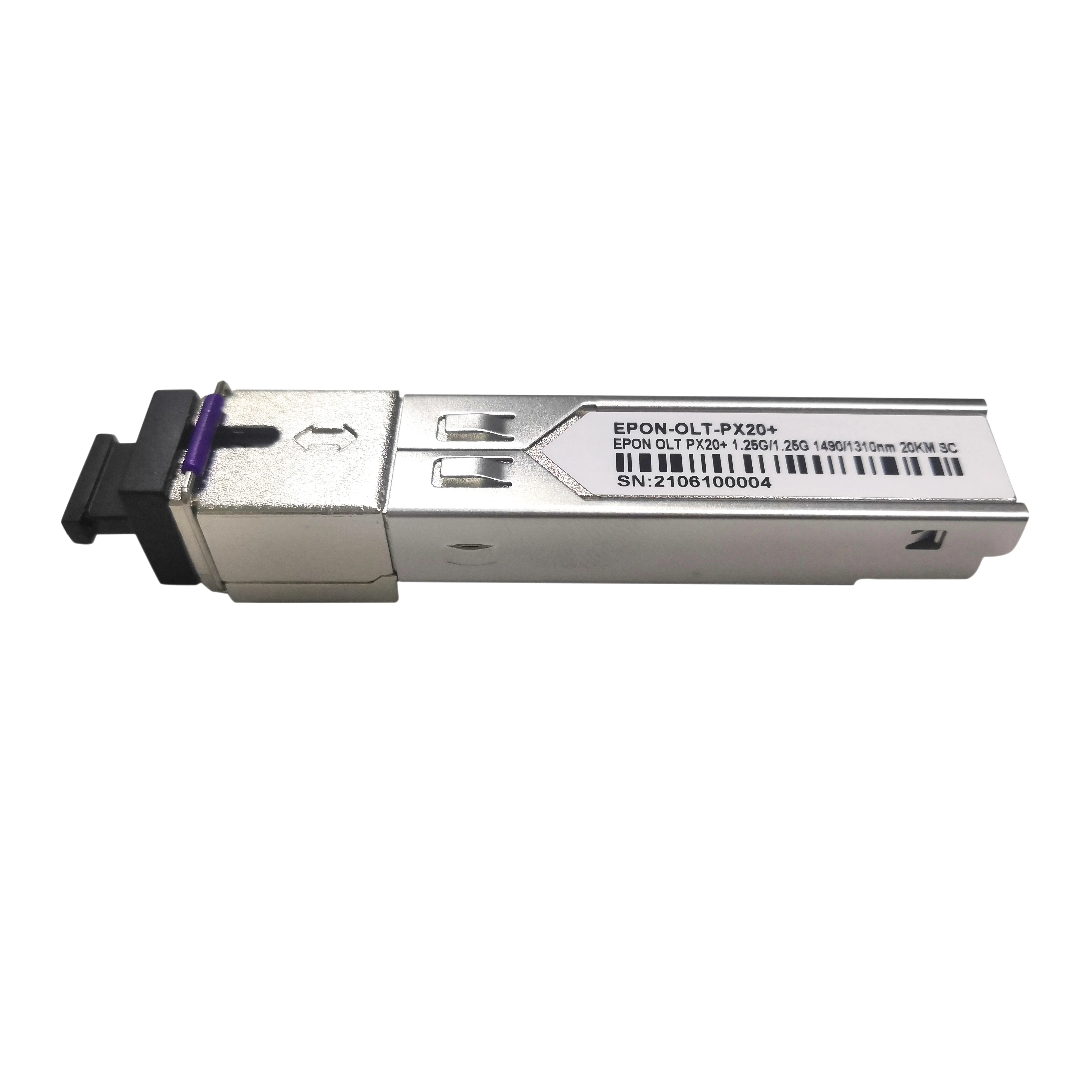 
SFP PON Module EPON PX20+ 20KM 1.25G epon OLT sfp transceiver Module Compatible with Cisco,Juniper, Huawei, ZTE,MikroTik,HP 