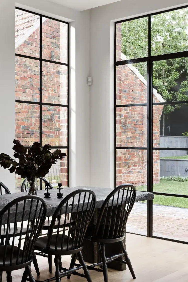 Hot rolled Solid steel W37 steel window design customized interior glass door steel with jamb and frame for protection