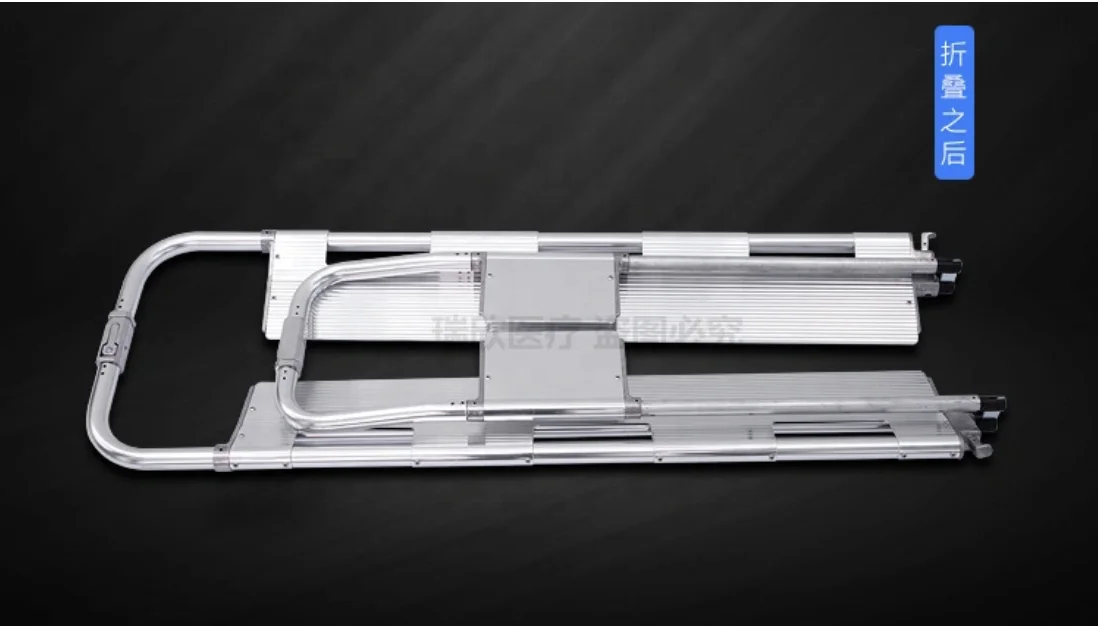 Ambulance stretcher Hospital furniture Aluminum Alloy Folding Scoop Stretcher