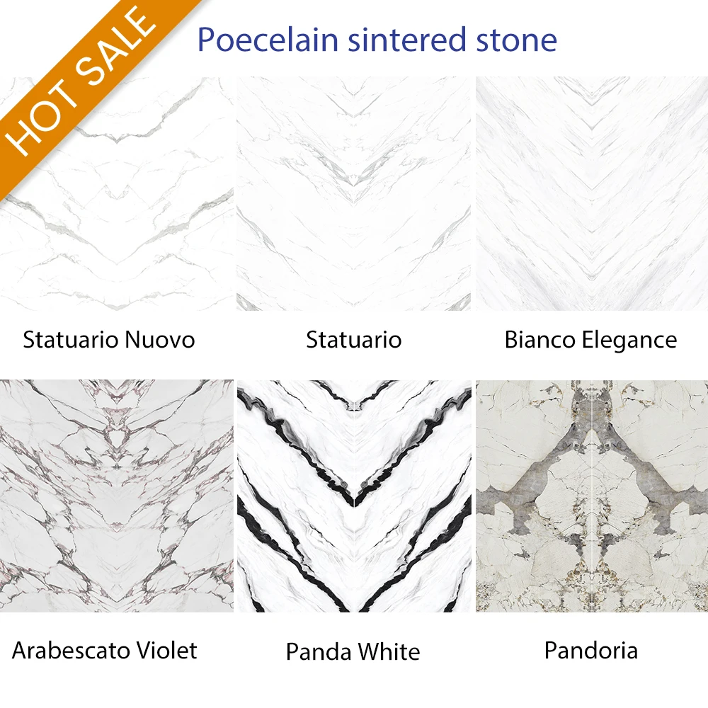 Table top 15 mm thickness porcelain slab countertop bathroom vanity top