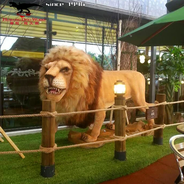 2023 Animal Theme Park Realistic Artificial Animal Model and Zoo Life Size Animatronic Animals