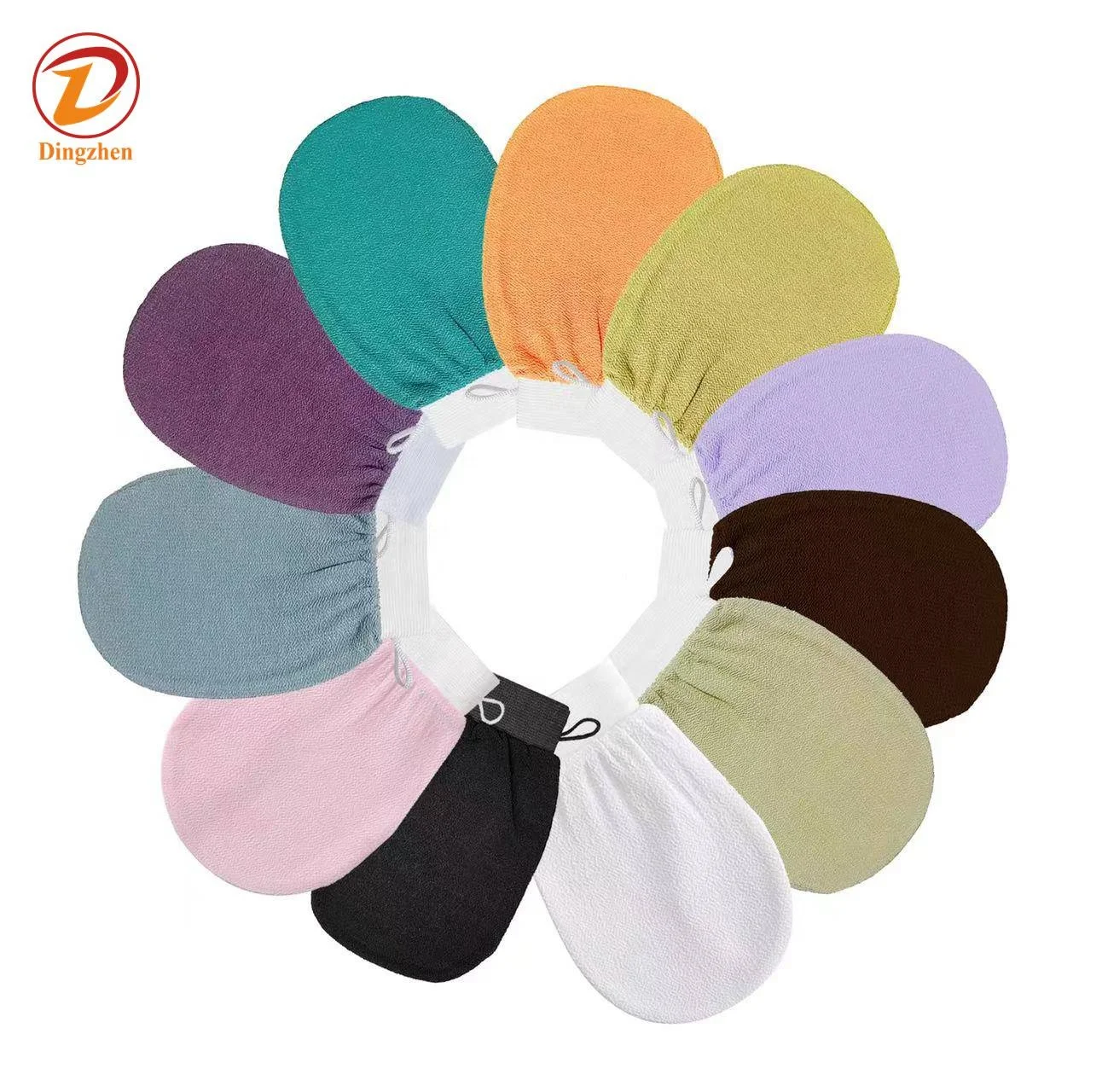 Exfoliating Mitt Body Scrubber Deep Cleaning Bath Gloves For Dead Skin Removal Exfoliating Gloves