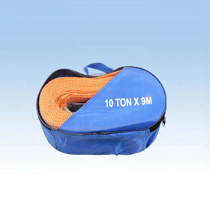 20 Tons Car Tow Cable Towing Strap Rope with Hooks Emergency Heavy Duty 4.5m