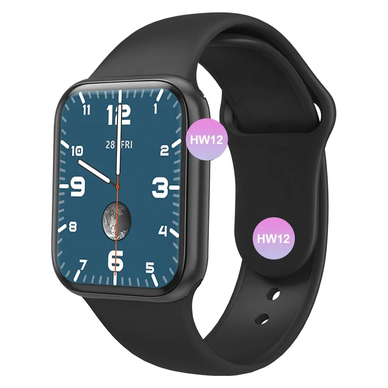  Смарт часы HW12 серии 6 силиконовый браслет Reloj Inteligente Фитнес Спорт водонепроницаемые