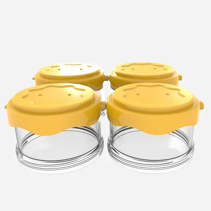Detachable plastic small food containers for baby food storage containers