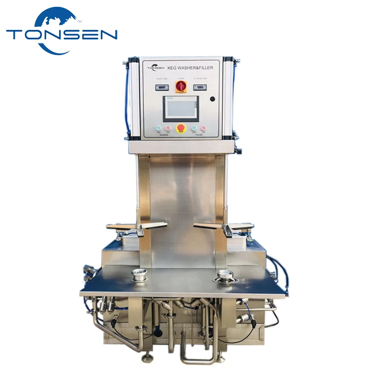 Tonsen automatic 2 head beer keg washing keg washer machine