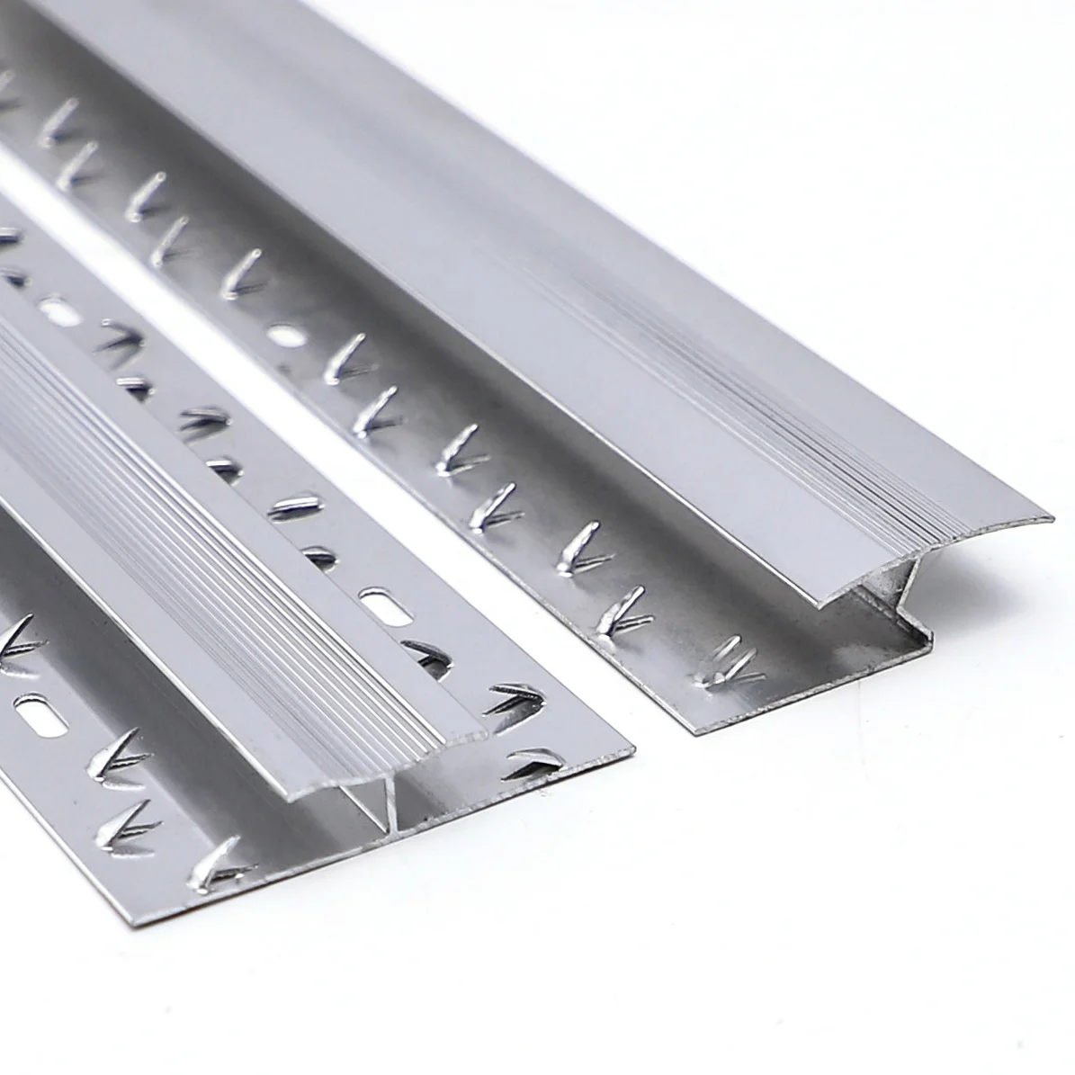 NIUYUAN Metal Tile Carpet Transition Aluminum Edge Trim for Carpet