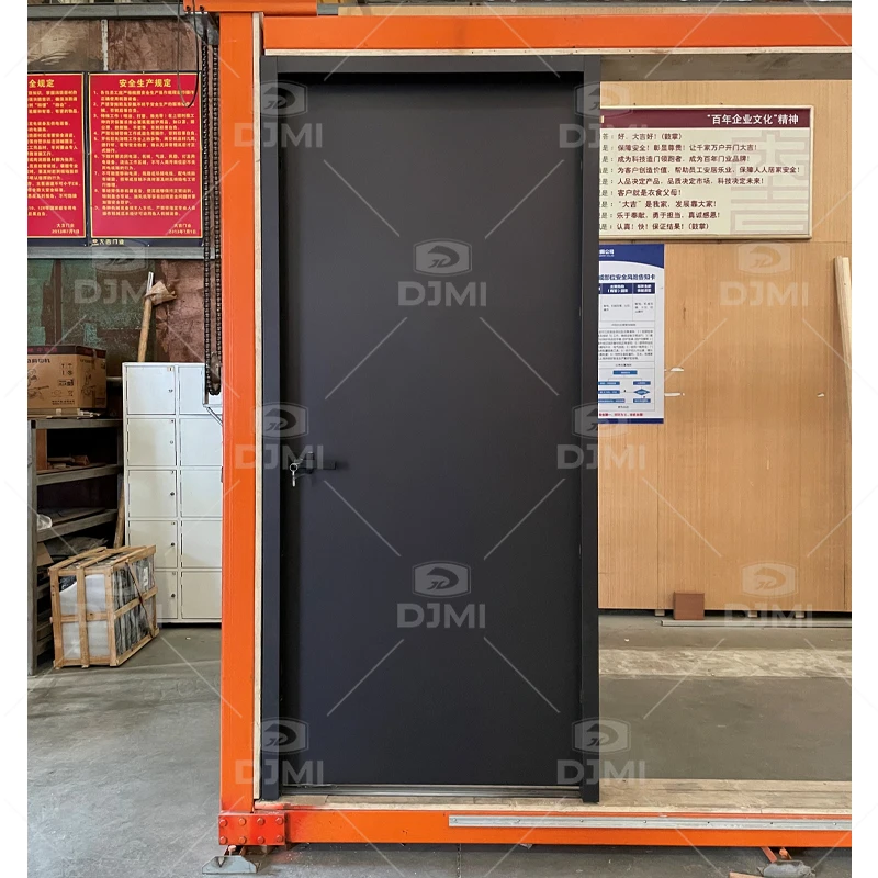Cheap Saudi Arabia Galvanized Industrial Steel Metal 2 Hr Steel Fire Rate Door with Metal 1.5mm Frame