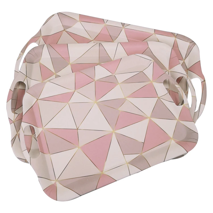 Модный недорогой безопасный поднос из бамбукового волокна