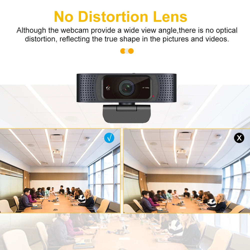 Gaming Webcam USB For PC 1080P 30FPS Autofocus Camera Web With Mic For Desktop Max Android OEM Webcam