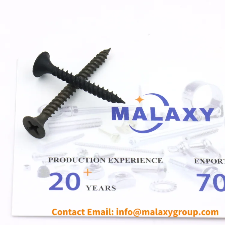 Malaxy Full Stock Full Size Galvanized Drywall Black Phosphated Dry Wall Screw