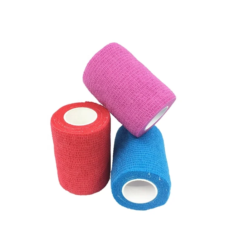 10cm*4.5m Elastic Cohesive Bandage for Animals Protection