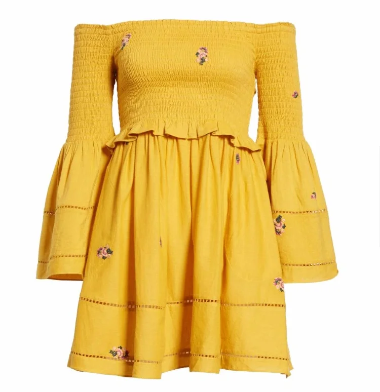 Новейший новый дизайн, высокое качество, производители одежды на заказ, оптовая продажа, Летнее льняное платье, Италия, пышные рукава