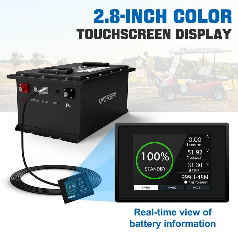 Hot Selling 48 Volt Lithium Ion Battery 105ah Lifepo4 Battery 48v 105ah Golf Cart Batteries