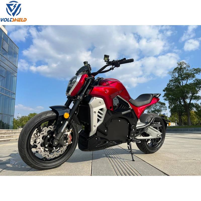 Fastest Speed Adult 2 Wheel Electric Motorcycle High Performance Safe Bike With ABS Braking System 96v132ah Lithium Battery Pack