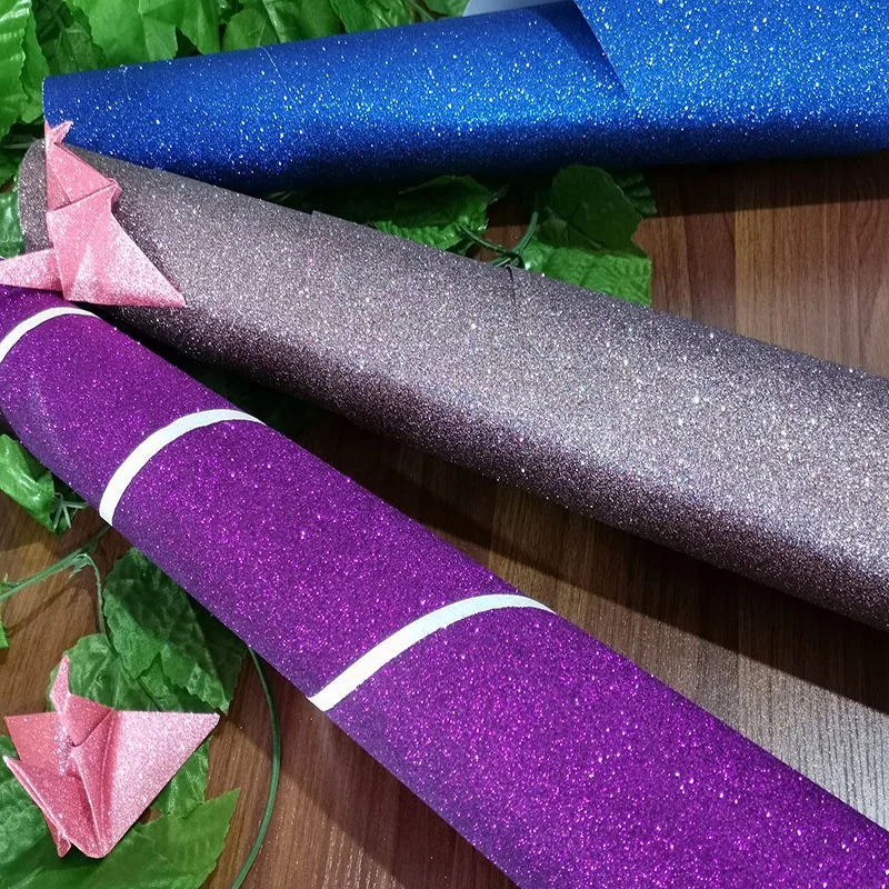 
Wholesale popular printable glitter paper specialty packaging glitter papers 