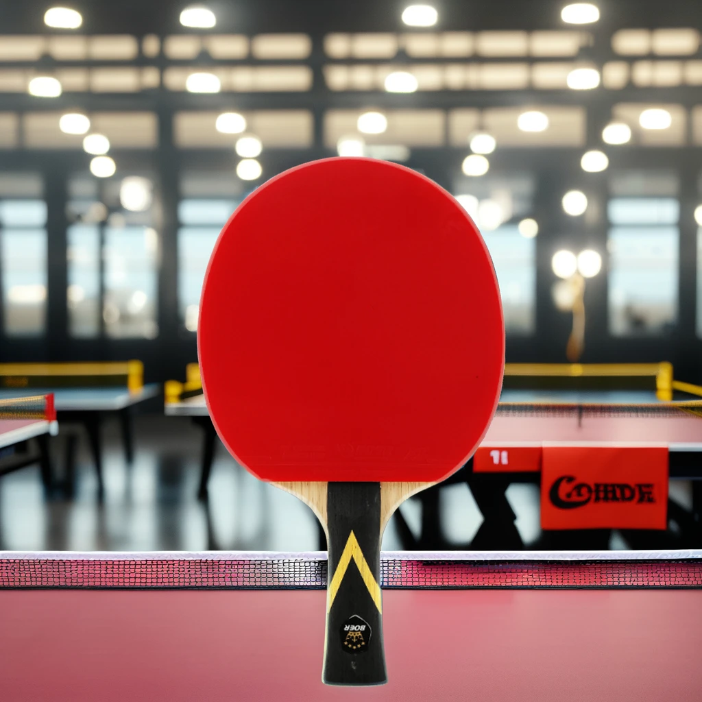 New 6-Star Hardpack 9-Ply Professional Table Tennis Racket