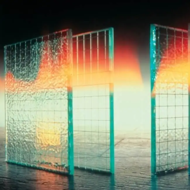 fire resistant 6mm obscure wired glass price Georgian Wire Polished Glass