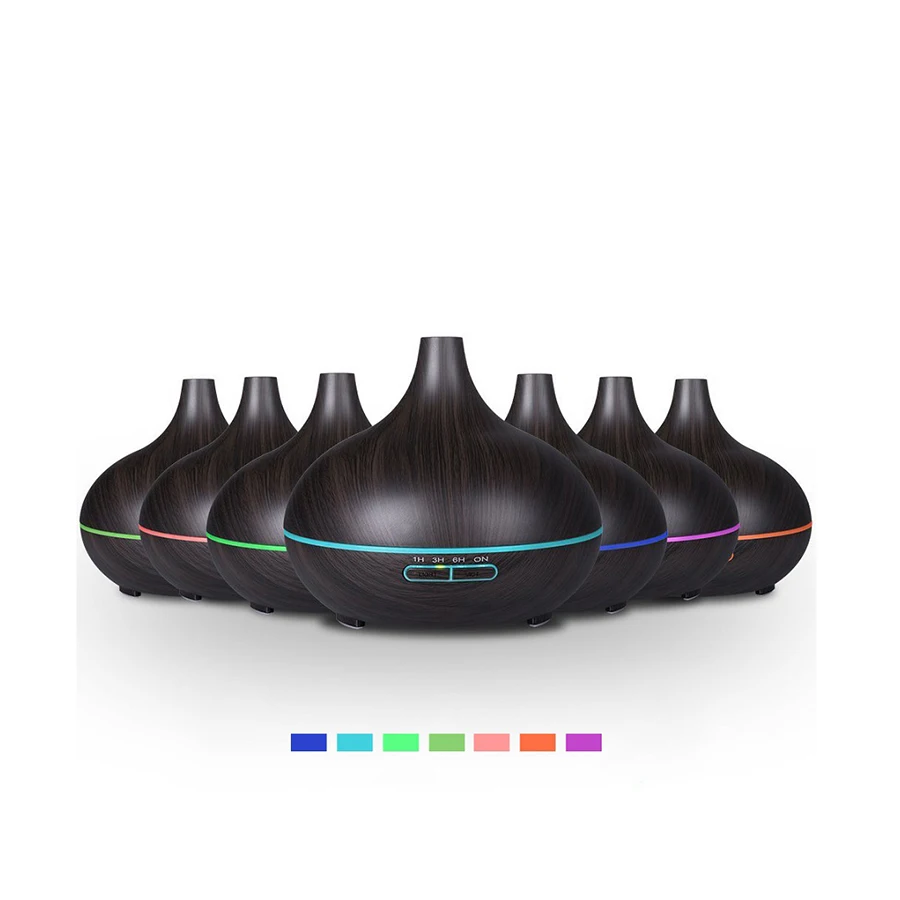 300ml Wood Grain Aroma Diffuser Aromatherapy Humidifier